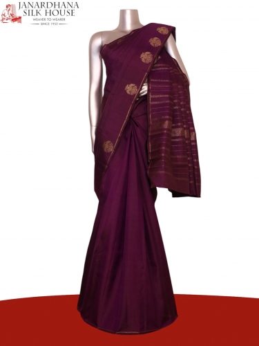 Pure Handloom Kanjeevaram Silk Saree